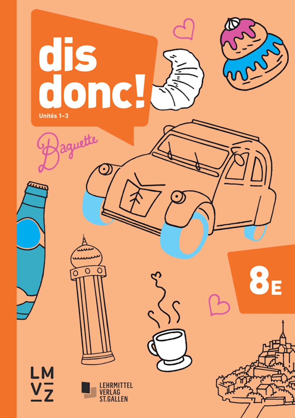 dis donc! 8 Arbeitsbücher 1 und 2 mit Lösungen - E